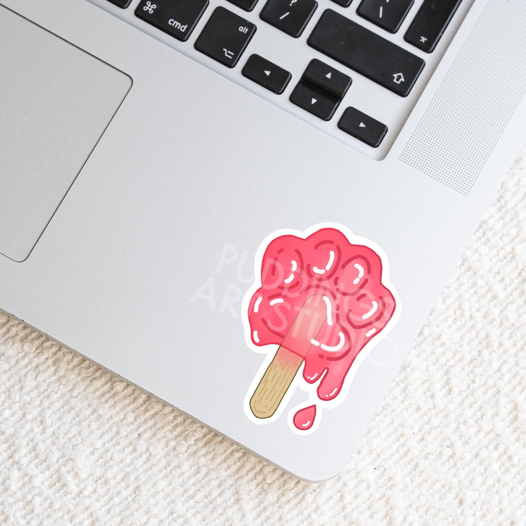 Pink Paw Print Vinyl Sticker