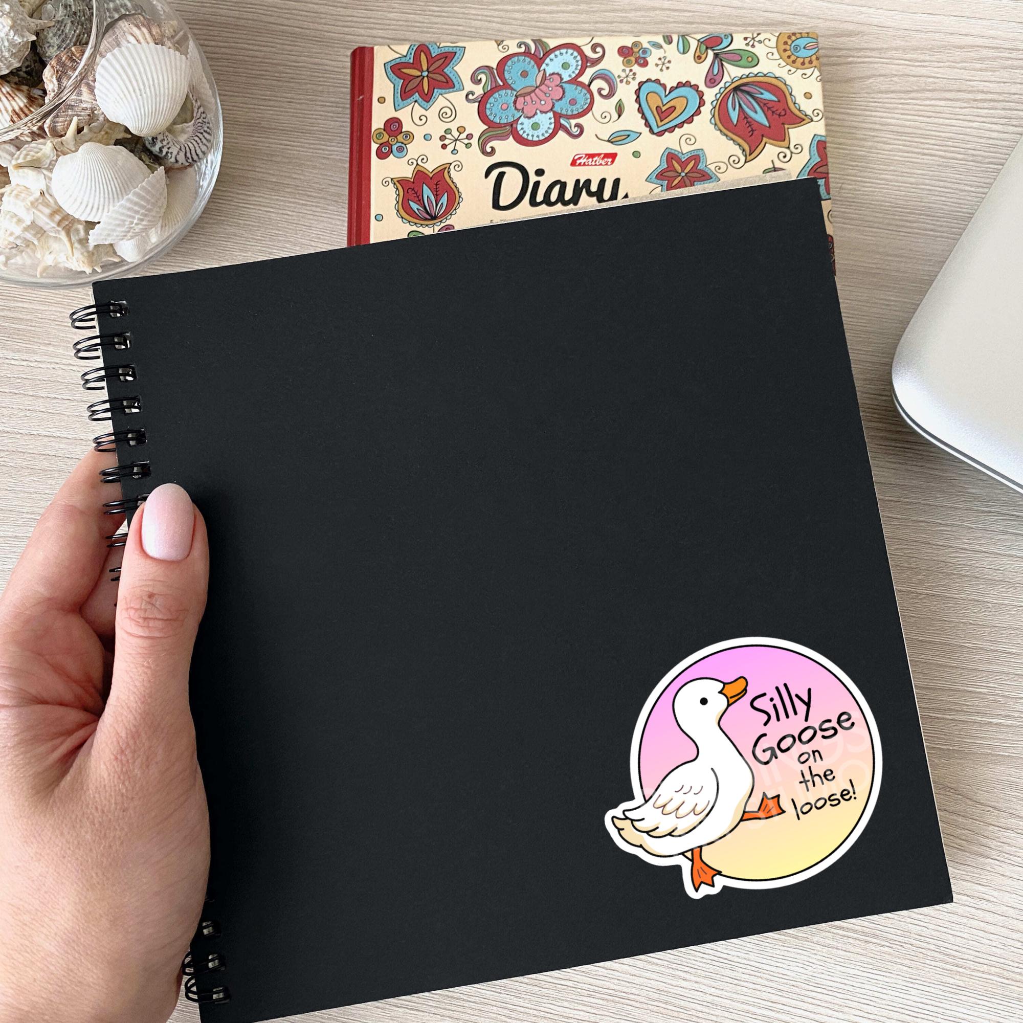 Silly Goose on the Loose, Funny Sticker