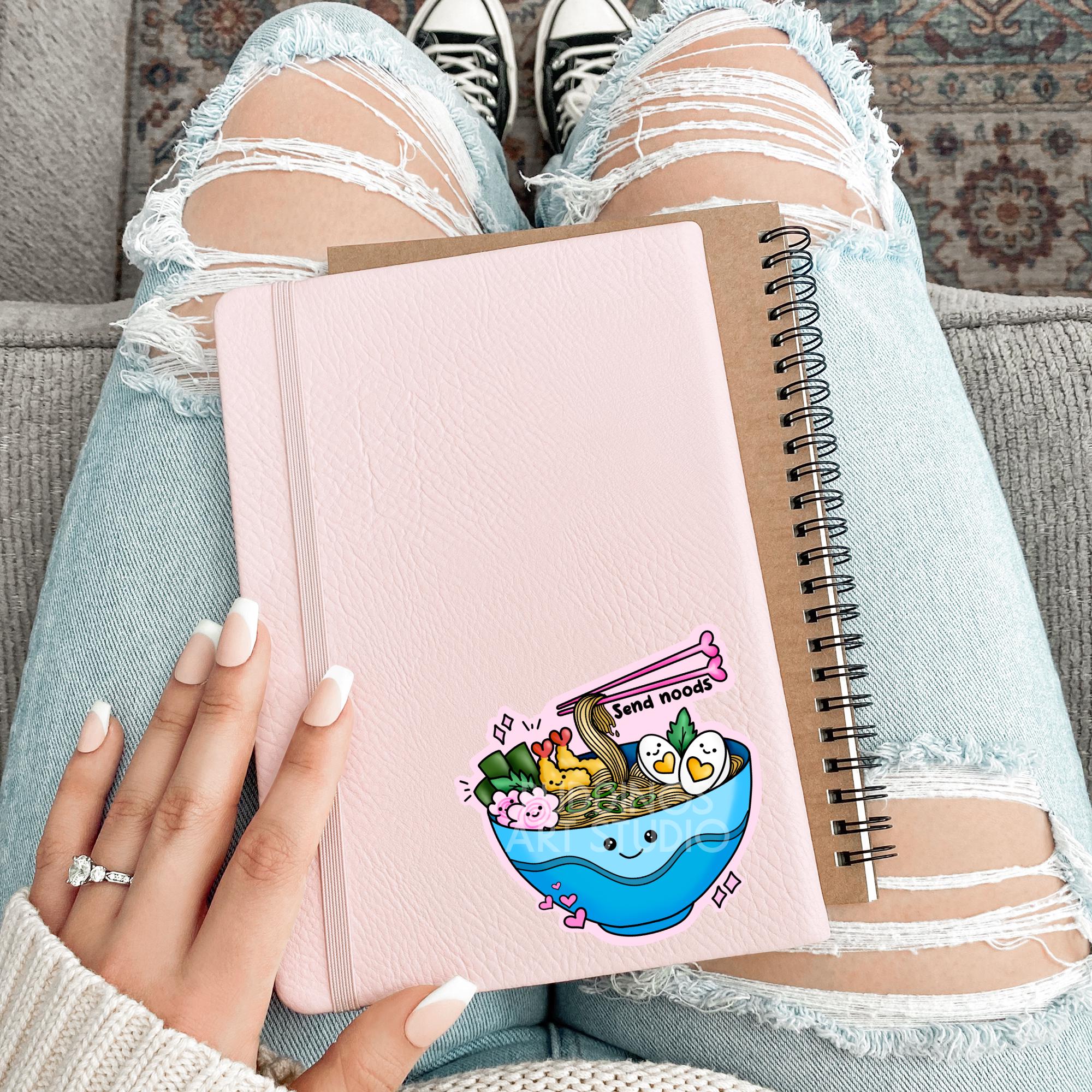 Ramen 'Send Noods' Funny Vinyl Sticker