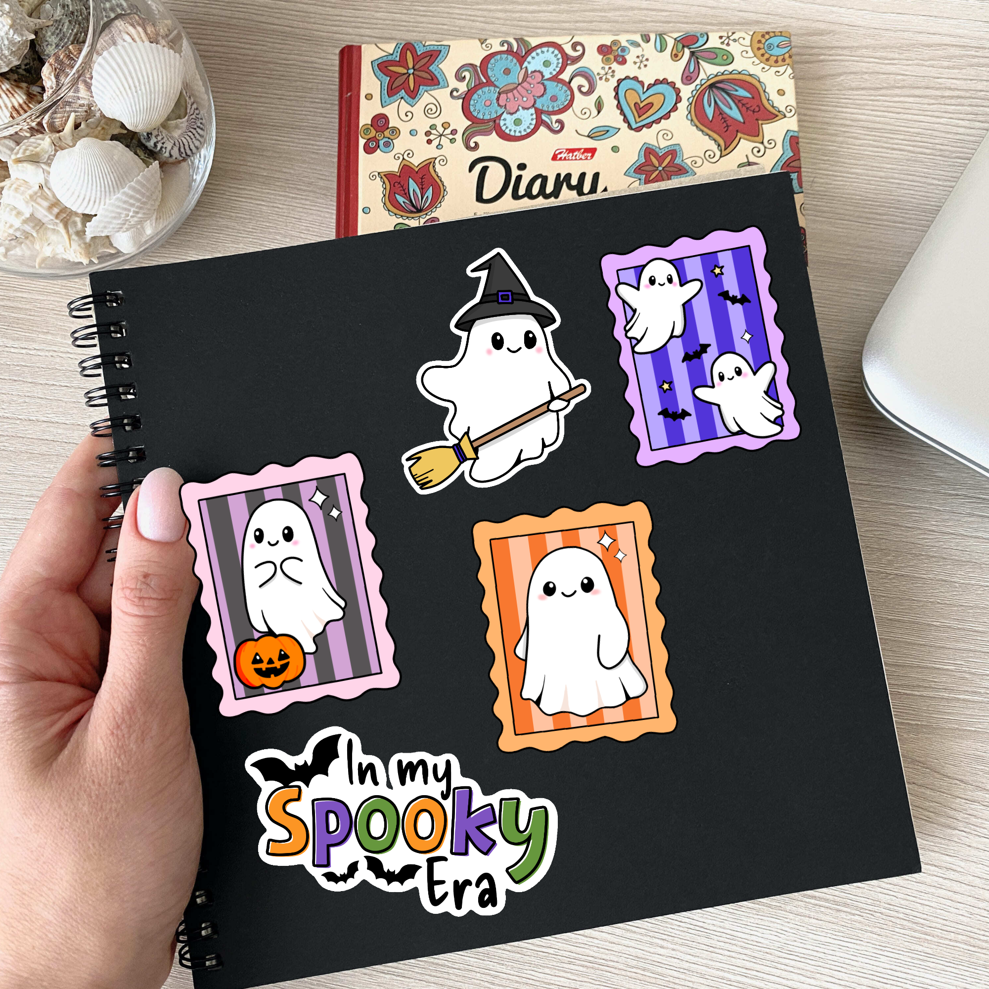 The Ghostly Sticker Collection, Set of 5