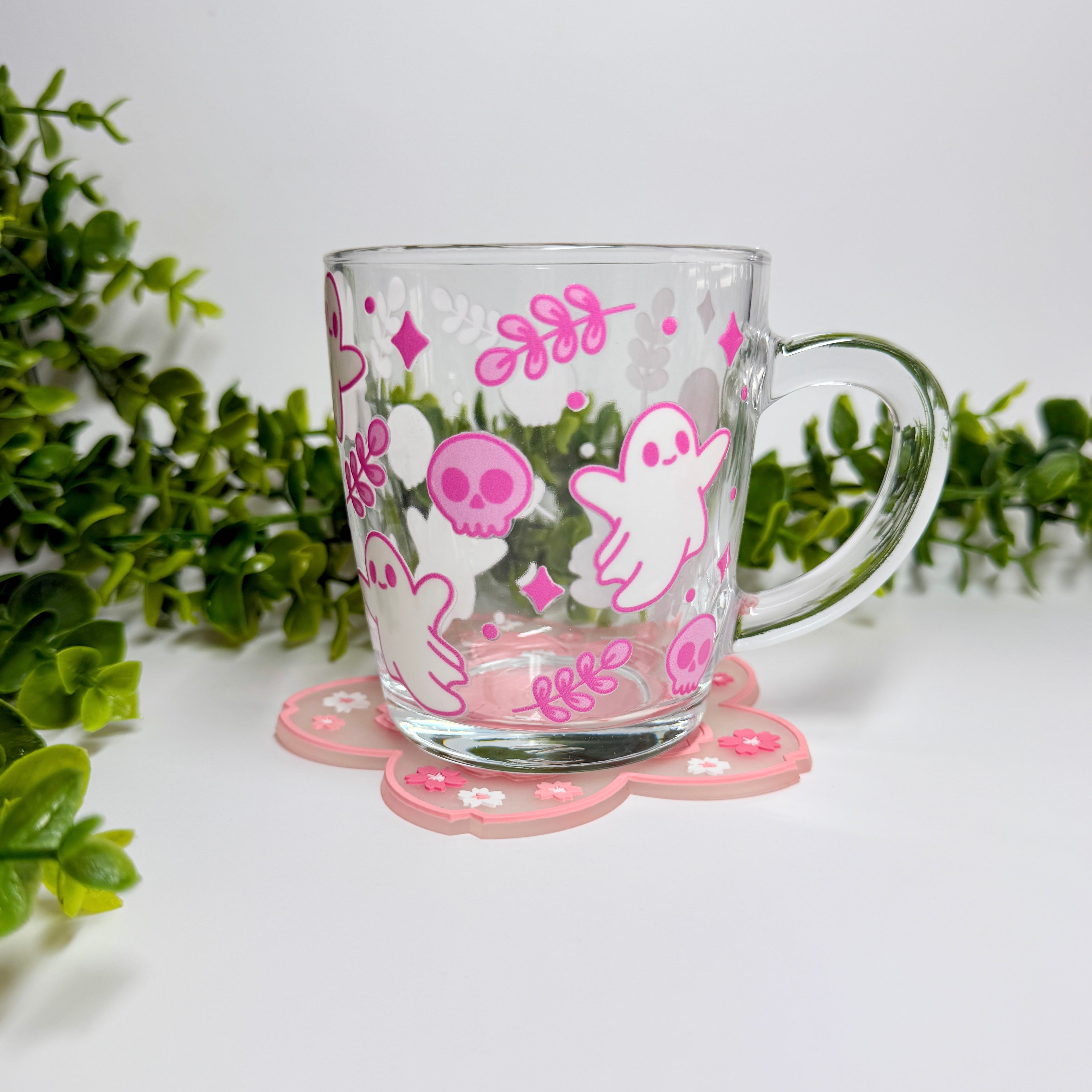 Cute Ghosty Coffee/Tea Glass Mug
