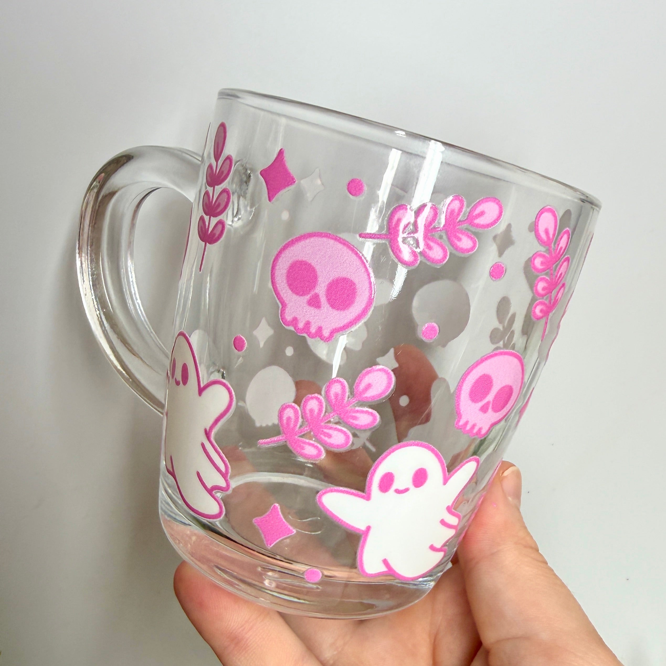 Cute Ghosty Coffee/Tea Glass Mug