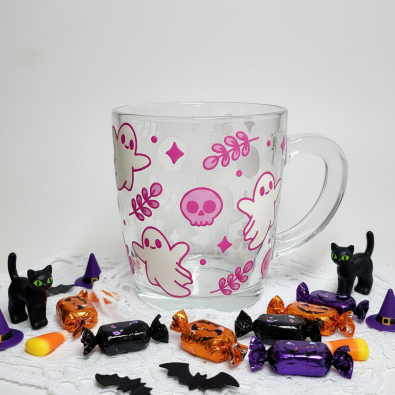 Cute Ghosty Coffee/Tea Glass Mug