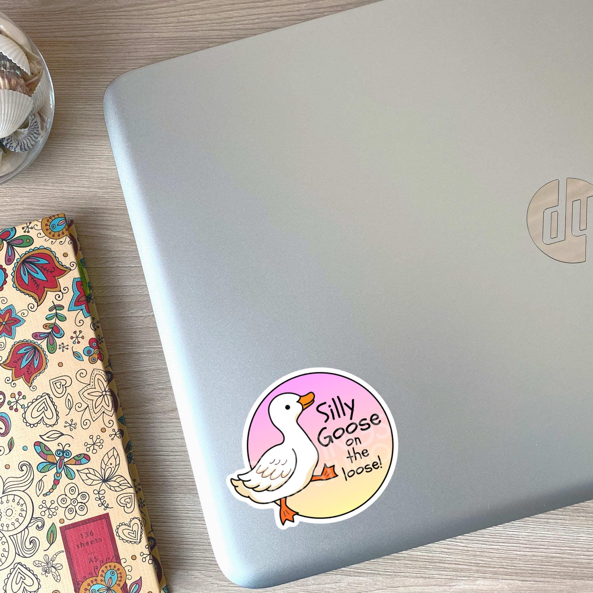 Silly Goose on the Loose, Funny Sticker