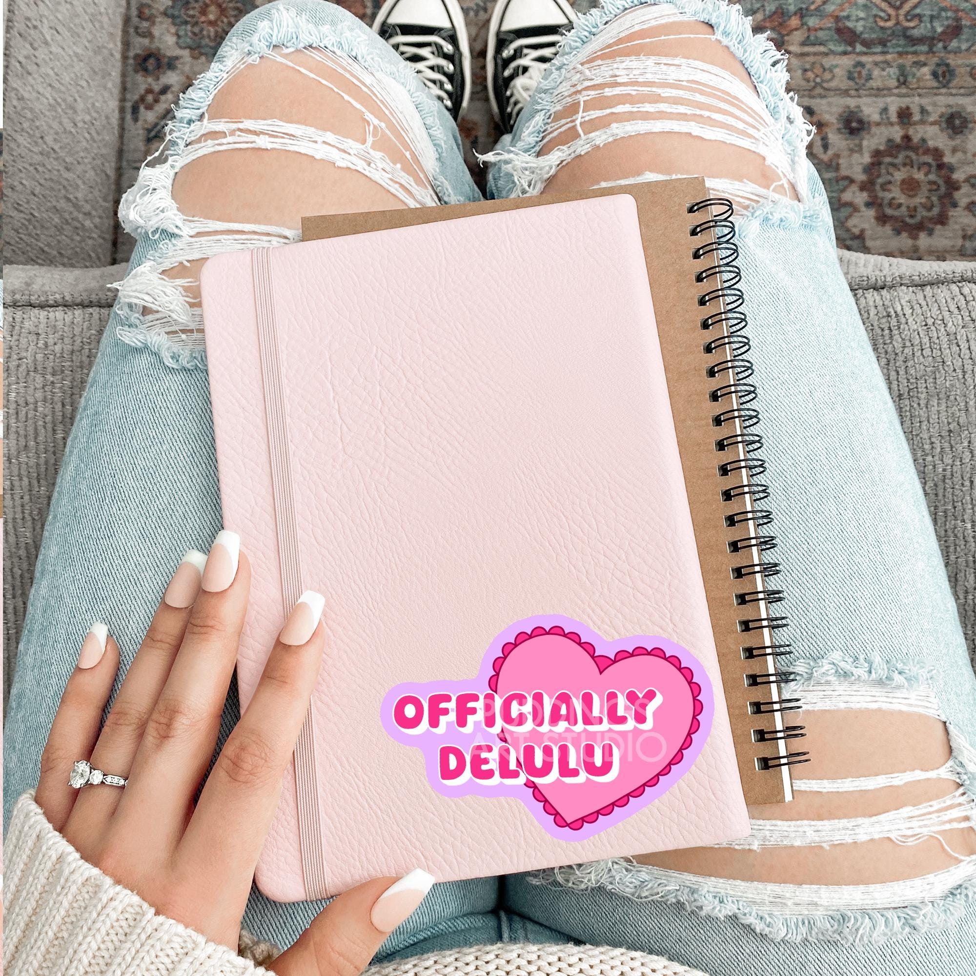 Officially Delulu Vinyl Sticker